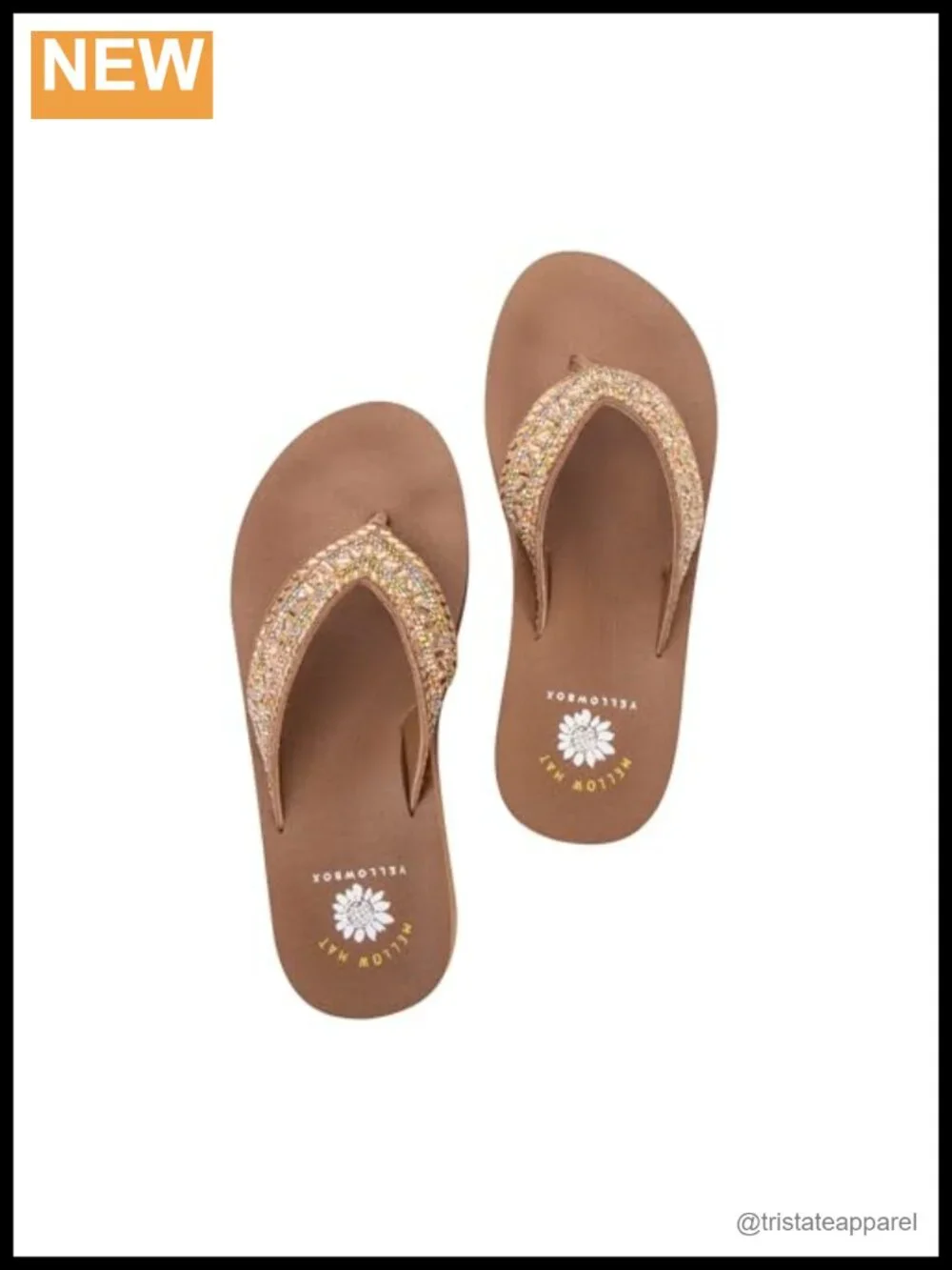 Yellow Box Bryce Flatform Sandal Round Toe Comfortable Flip-Flop